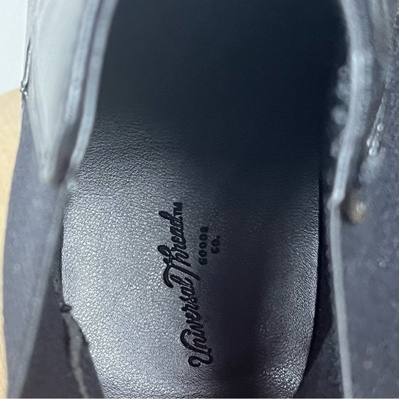 Universal Thread Linda Water Repellant Wedge Pull On Boots Black Sz 10 Chelsea - Picture 13 of 15